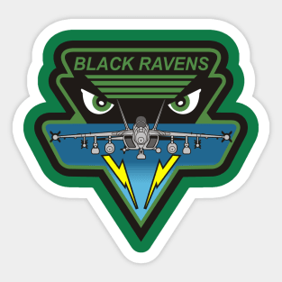 VAQ135 Black Ravens Sticker